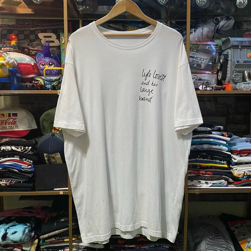 Lyle Lovett and His Large Band If I Had a Boat Country Graphic Tee Men's XL - Picture 3 of 6